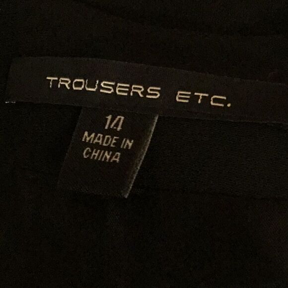 TROUSERS ECT. Skirt in black size 14 - Picture 7 of 8